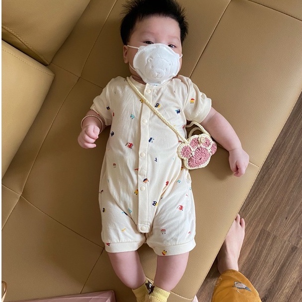 Túi đựng tỏi cho bé, túi đeo chéo đáng yêu cho bé sơ sinh