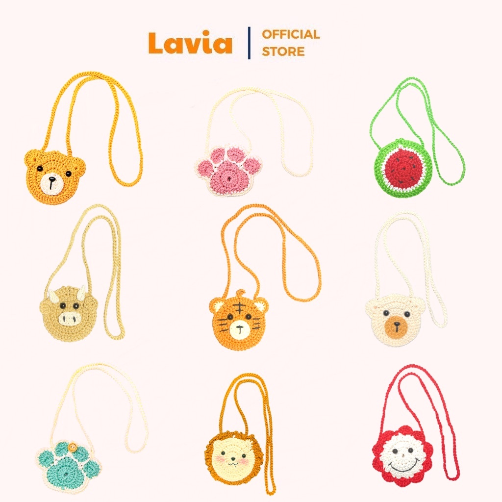 Túi đựng tỏi cho bé, túi đeo chéo đáng yêu cho bé sơ sinh