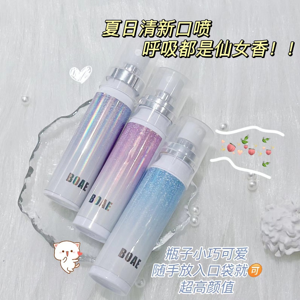 Chai xịt thơm miệng hương trái cây giúp hơi thở thơm mát, dài lâu BOAE