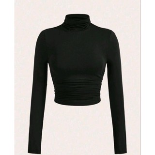 Áo Giữ nhiệt vải thun dáng croptop dành cho nữ