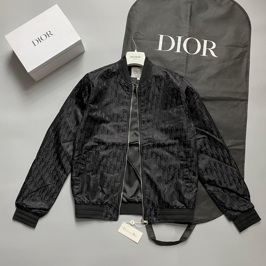 Áo Khoác Gió Đì 0 Vân chìm Tràn Thân_Áo Khoác Bomber Gió Hai Lớp Bo Côt Tàu