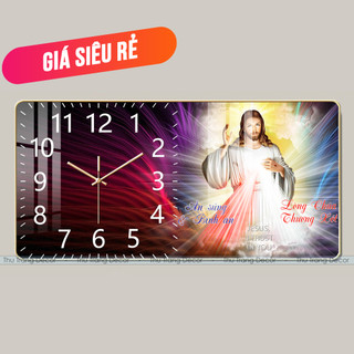Đồng Hồ Tráng Gương "CÔNG GIÁO/THIÊN CHÚA GIÁO" In UV 5D Cao Cấp