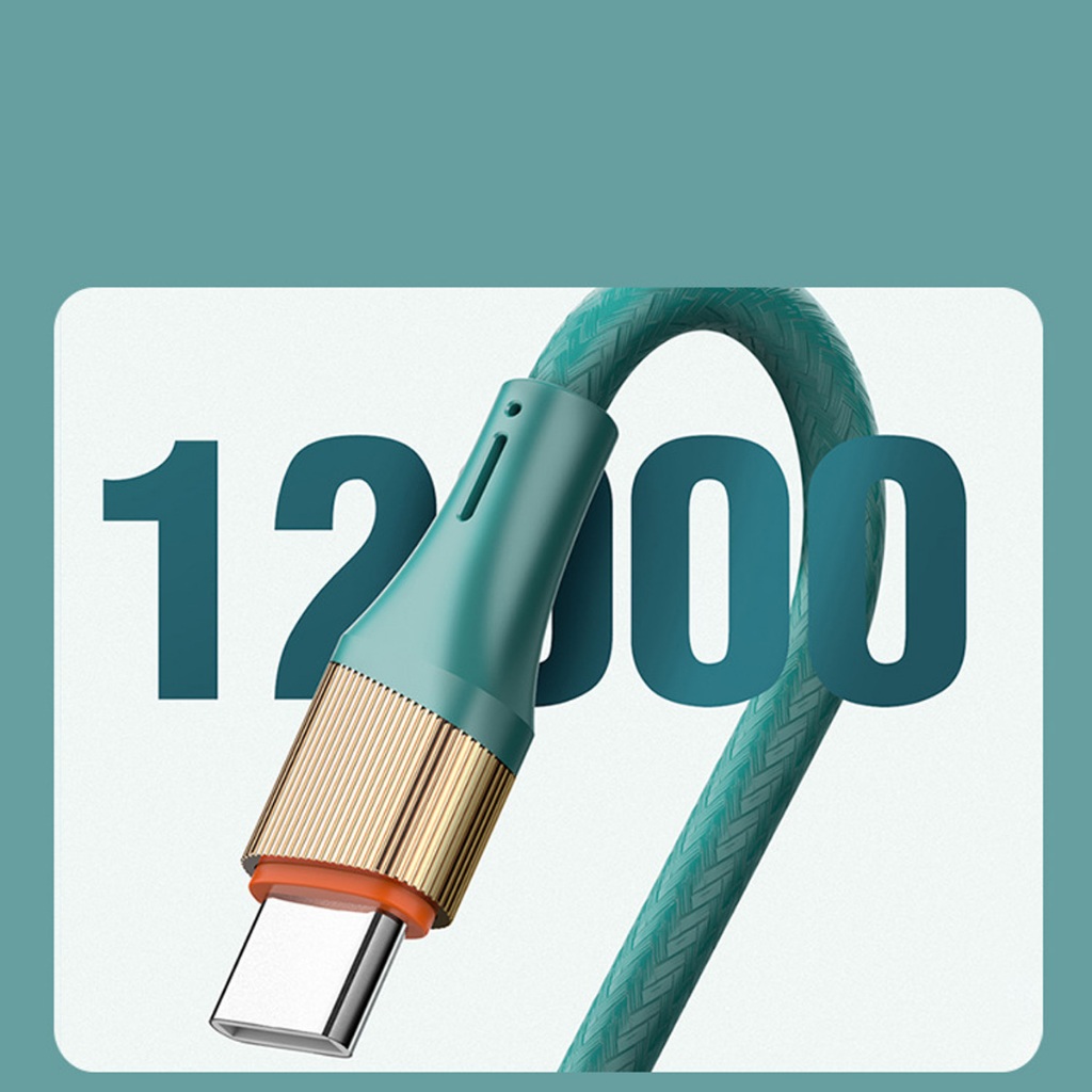 Cáp Sạc Nhanh 30W Dây Dù Chống Đứt, Gãy USB To Type-C Aluminum Alloy Chính Hãng Dài 2M