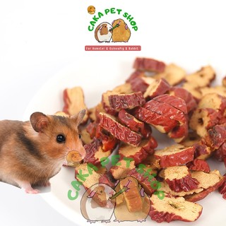 Táo đỏ sấy khô thái lát thức ăn cho Hamster Bọ Ú Sóc Nhím Chinchilla Chó Mèo giá SIÊU RẺ