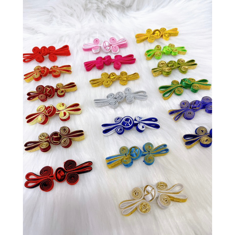 Set 5 Cặp Nút Thắt Kiểu Tai Thỏ Xinh Xắn Kết Sườn Xám Trung Hoa Giá Sỉ