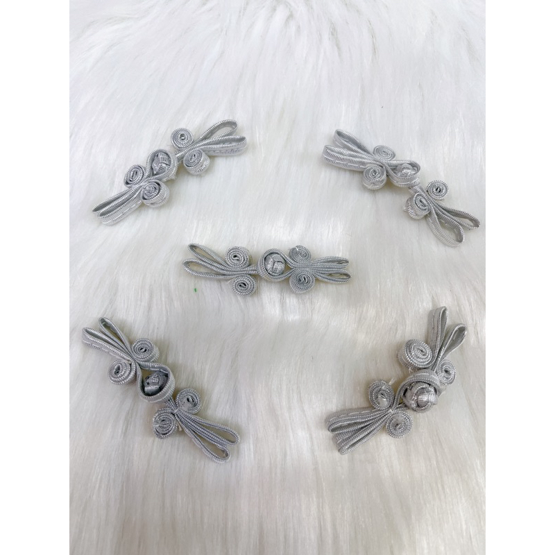 Set 5 Cặp Nút Thắt Kiểu Tai Thỏ Xinh Xắn Kết Sườn Xám Trung Hoa Giá Sỉ