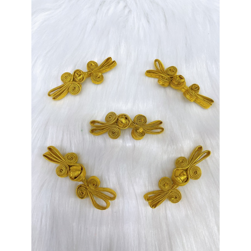 Set 5 Cặp Nút Thắt Kiểu Tai Thỏ Xinh Xắn Kết Sườn Xám Trung Hoa Giá Sỉ