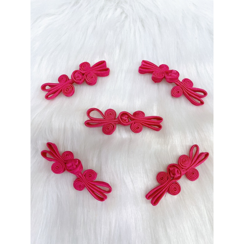 Set 5 Cặp Nút Thắt Kiểu Tai Thỏ Xinh Xắn Kết Sườn Xám Trung Hoa Giá Sỉ