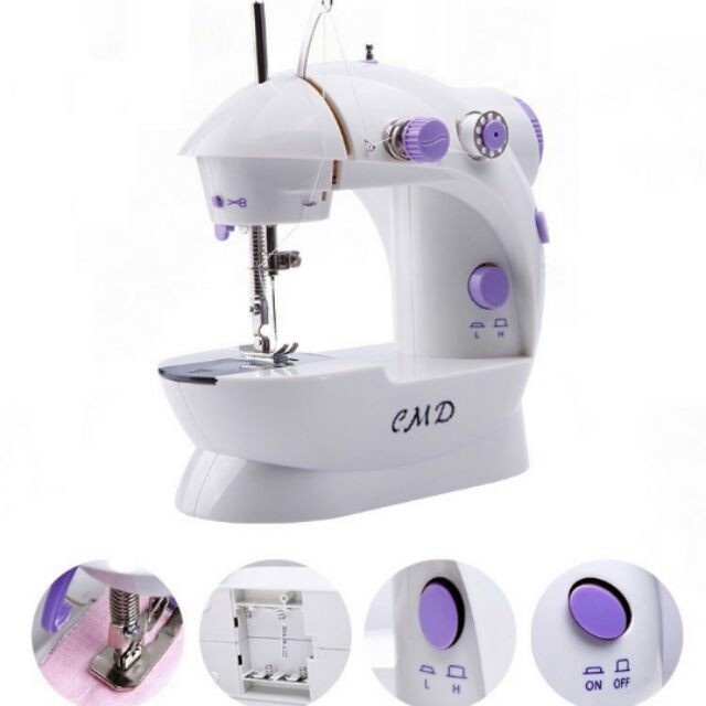Máy May Để Bàn - Máy Khâu Mini Gia Đình Hỗ Trợ May Vá SIêu Tiện Lợi
