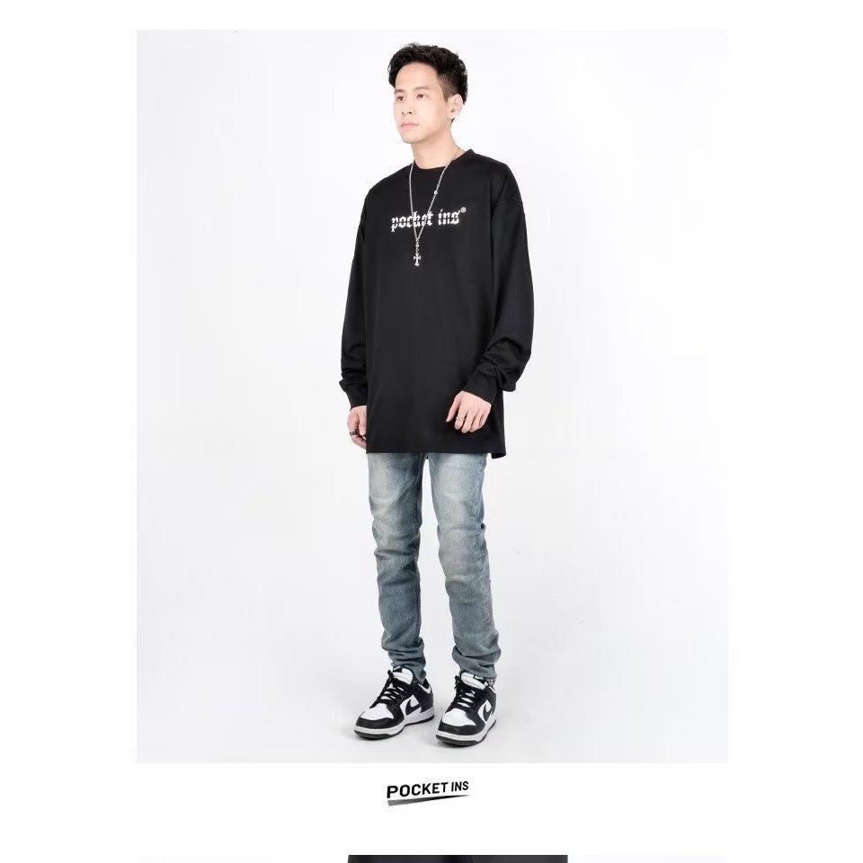 Quần Skinny Jeans Nam Streetwear Màu Xanh Trơn Wash Bạc NZ20 - Local Brand Chính Hãng