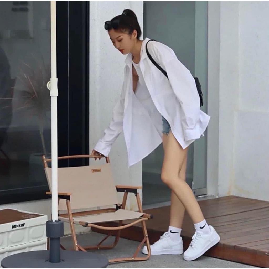 Giày _nike air force 1 trắng, giày sneaker hàng chuẩn cao cấp full size nam nữ