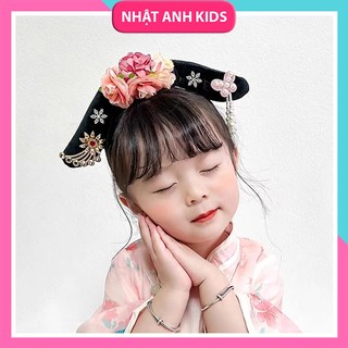 Bờm cài tóc quý phi, Hoàn Châu Cách Cách, phong cách cổ trang Trung Hoa dễ thương