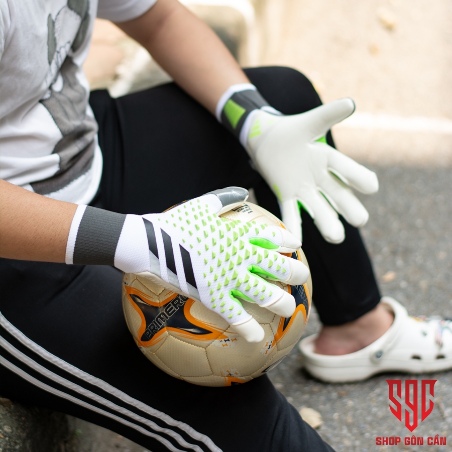 Găng Tay Thủ Môn Predator Mutator Hybrid 2024 - Xanh Lá/Trắng