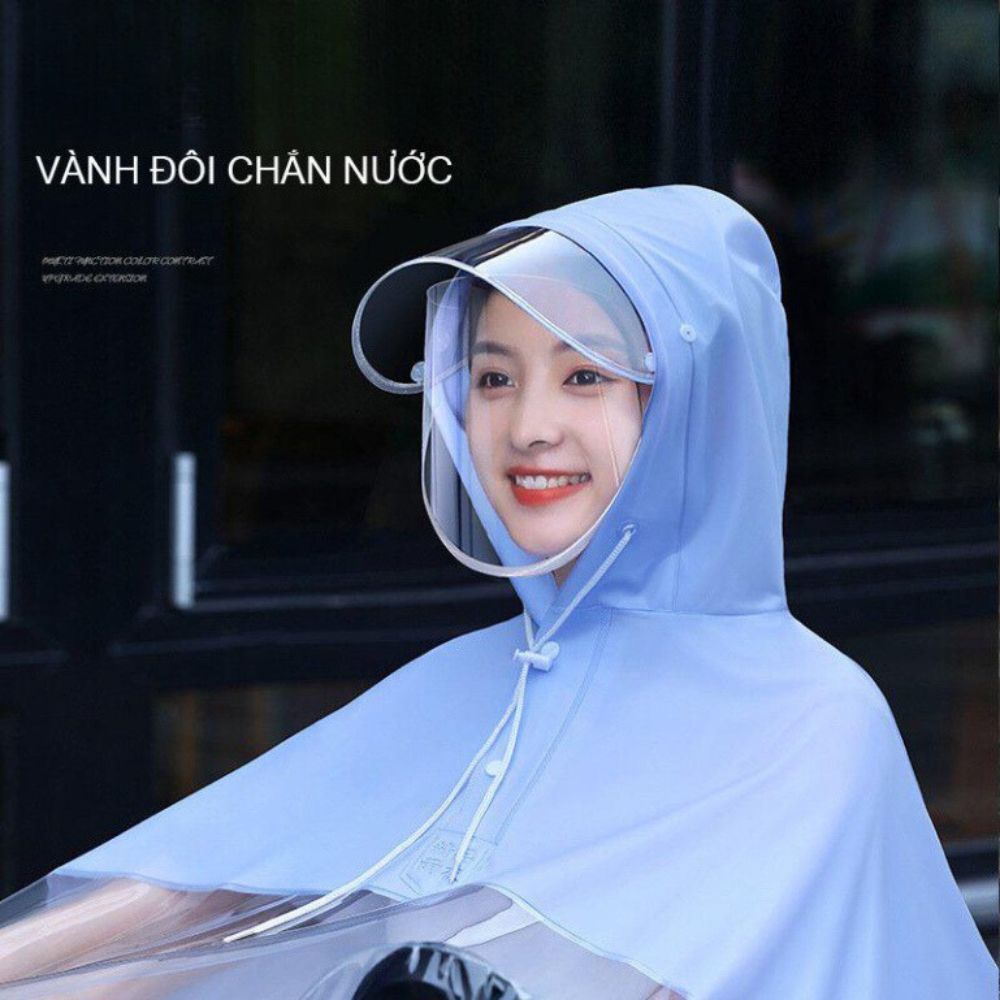 Áo Mưa Trong Suốt Cho Mẹ Và Bé, Áo Mưa Đi Xe Máy Cao Cấp - didoolt