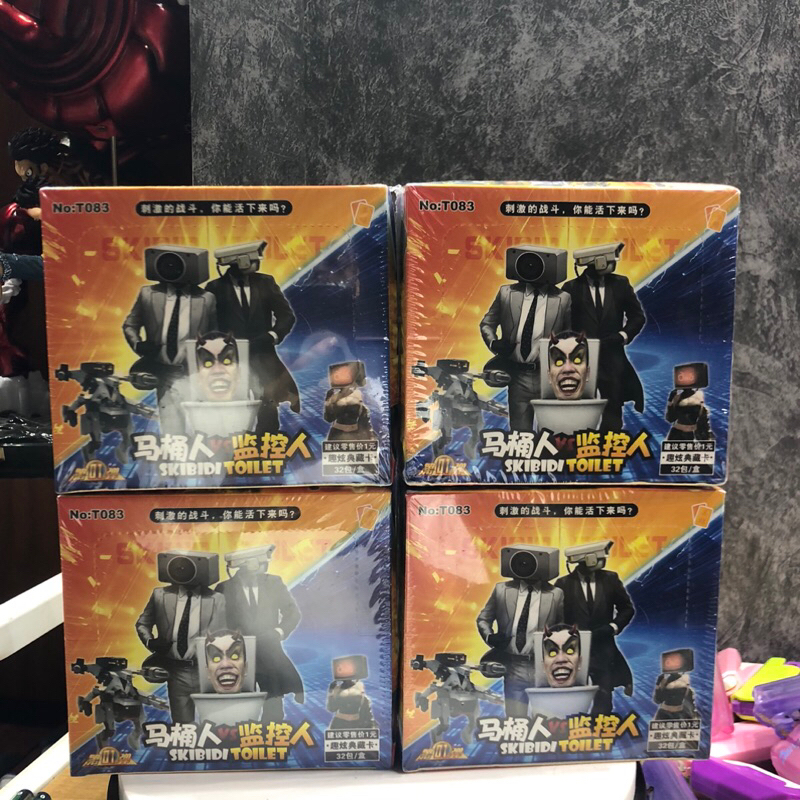 Full box Thẻ bài nhân phẩm Toilet sưu tập