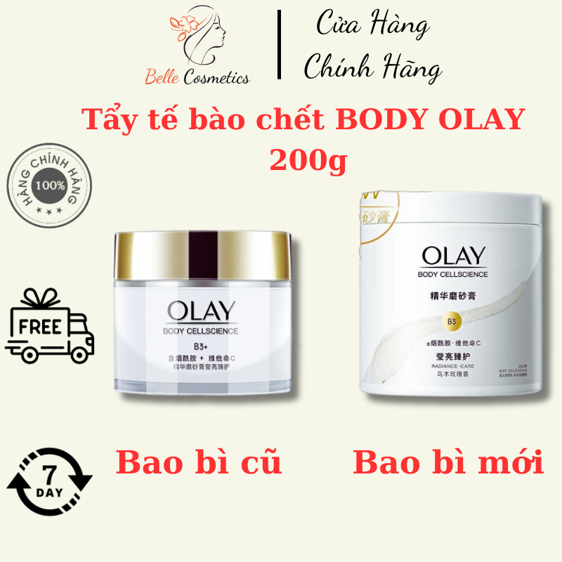 Tẩy Tế Bào Chết Toàn Thân Olay Làm Sáng Da Hỗn Hợp Niacinamide Scrub Two - In - One Female / Belle Cosmetics