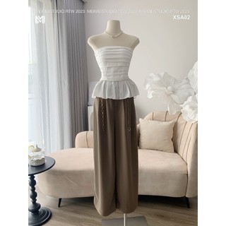 • Áo quây xếp ly peplum