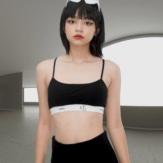Áo lót nữ fredom monogram - áo bra thể thao cotton áo sport bra mặc hàng ngày mặc đi biển