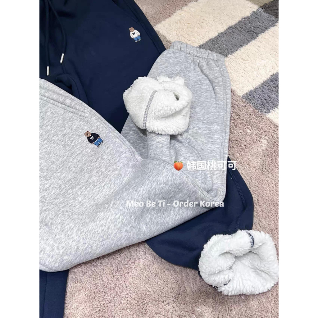 Quần WHO.A.U nỉ bo gấu lót lông