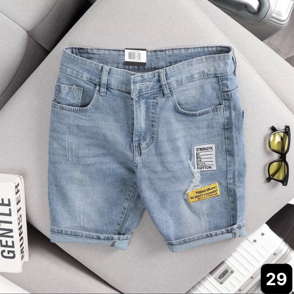 Quần Short Jean Nam chất bò cotton quần lửng jean Quần rin nam ngắn Ptz.boutique NHIỀU MẪU ĐẸP QS250