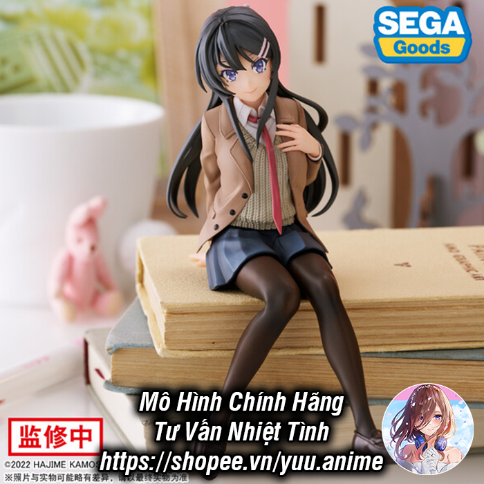 Mô Hình Chính Hãng Hội Chứng Tuổi Thanh Xuân - Sakurajima Mai - Premium Chokonose Figure (SEGA)