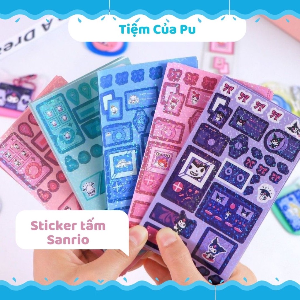 Sticker Sanrio Trang Trí Ngẫu Nhiên