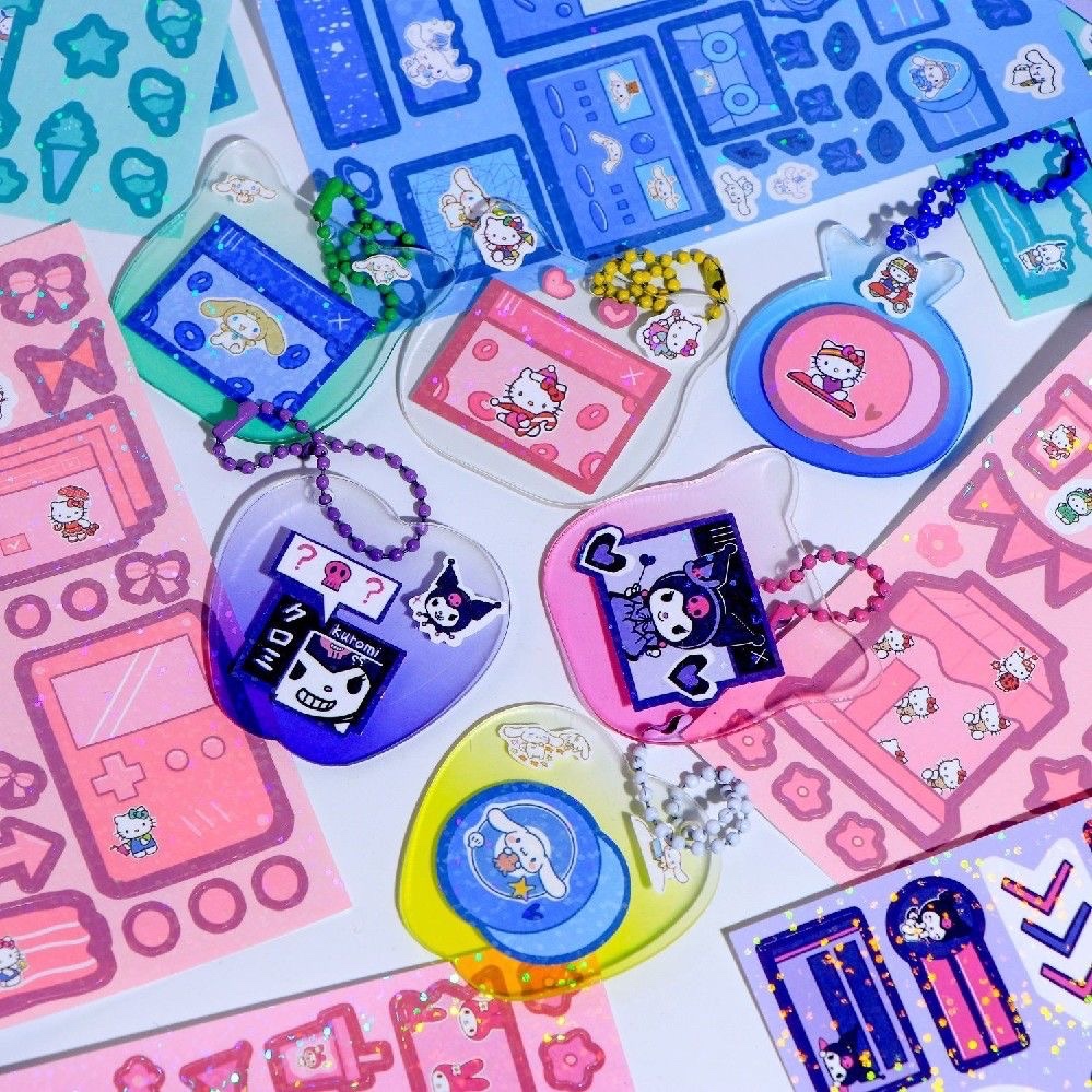 Sticker Sanrio Trang Trí Ngẫu Nhiên