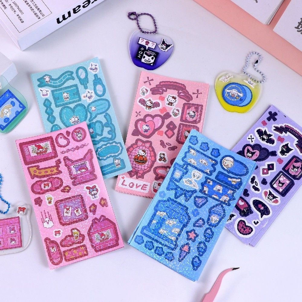 Sticker Sanrio Trang Trí Ngẫu Nhiên