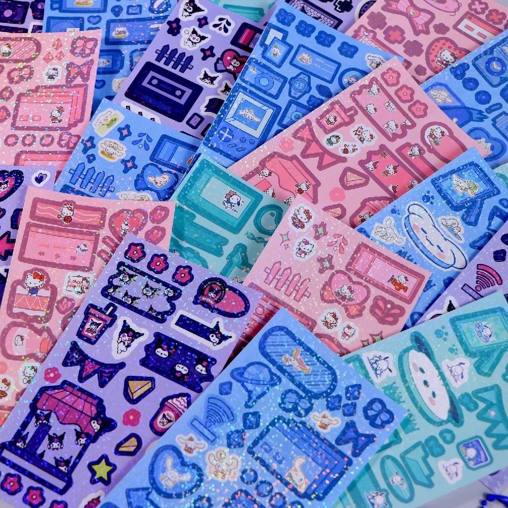 Sticker Sanrio Trang Trí Ngẫu Nhiên