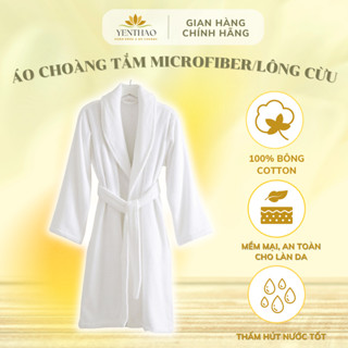  Áo Choàng Tắm Khách Sạn Cao Cấp Bông Lông Cừu YenThao Towels Bông Cotton 