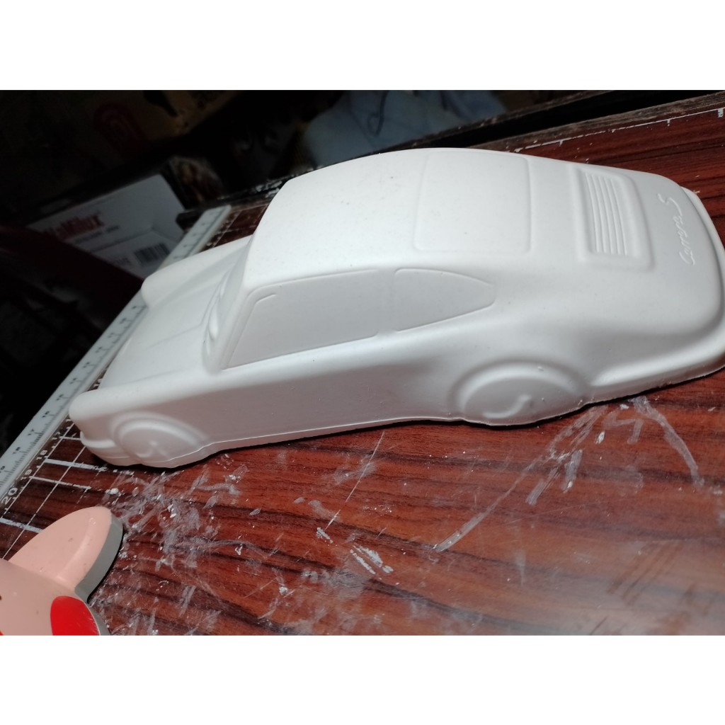 TẶNG MÀU . Tô tượng siêu xe Porsche Size 21.5 cm