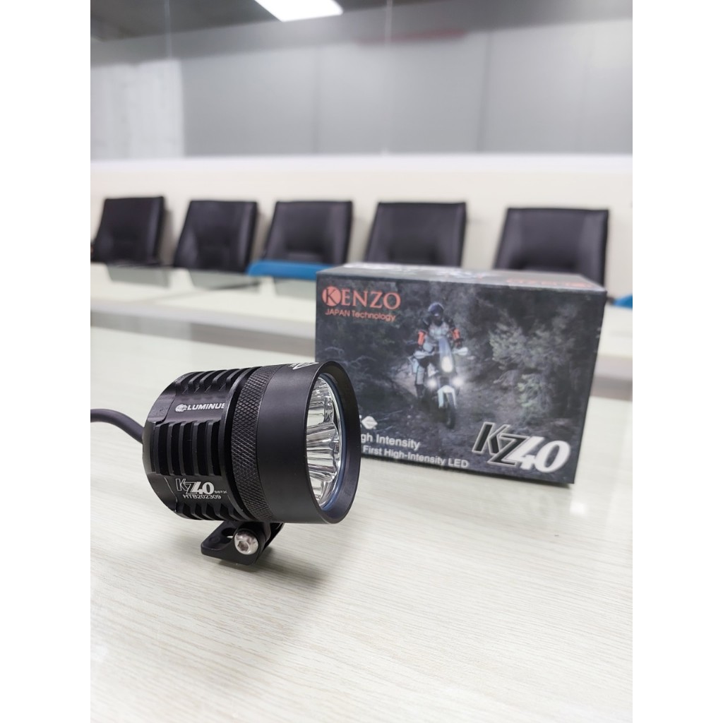 Đèn trợ sáng Kenzo KZ40 chính hãng chíp SST20 lắp zin xe mô tô, xe điện
