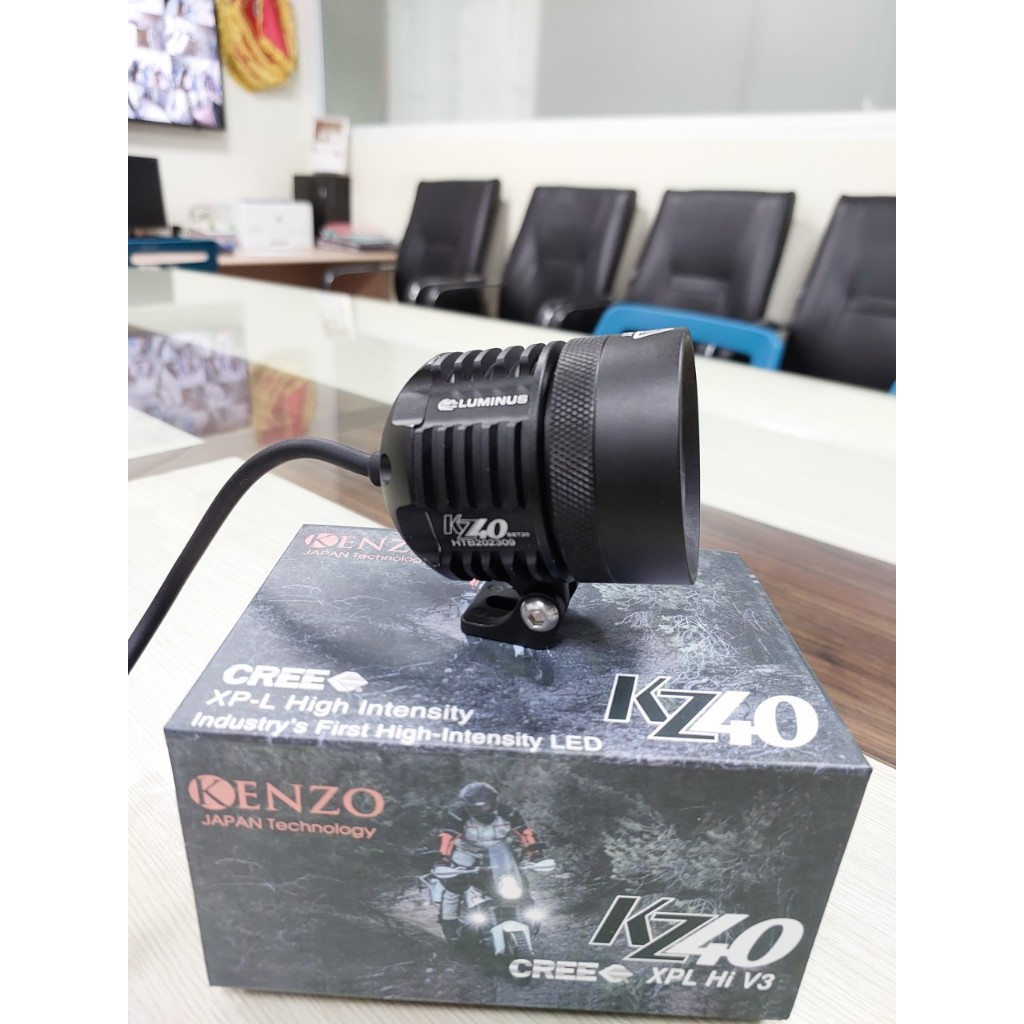 Đèn trợ sáng Kenzo KZ40 chính hãng chíp SST20 lắp zin xe mô tô, xe điện