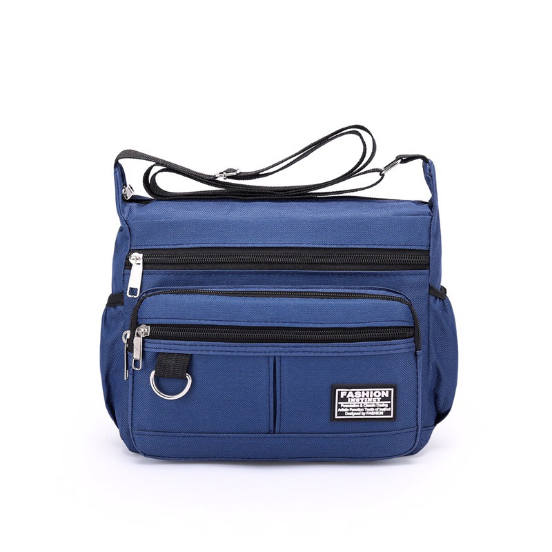 Túi đeo chéo nam nhiều ngăn basic đơn giản mang đi học