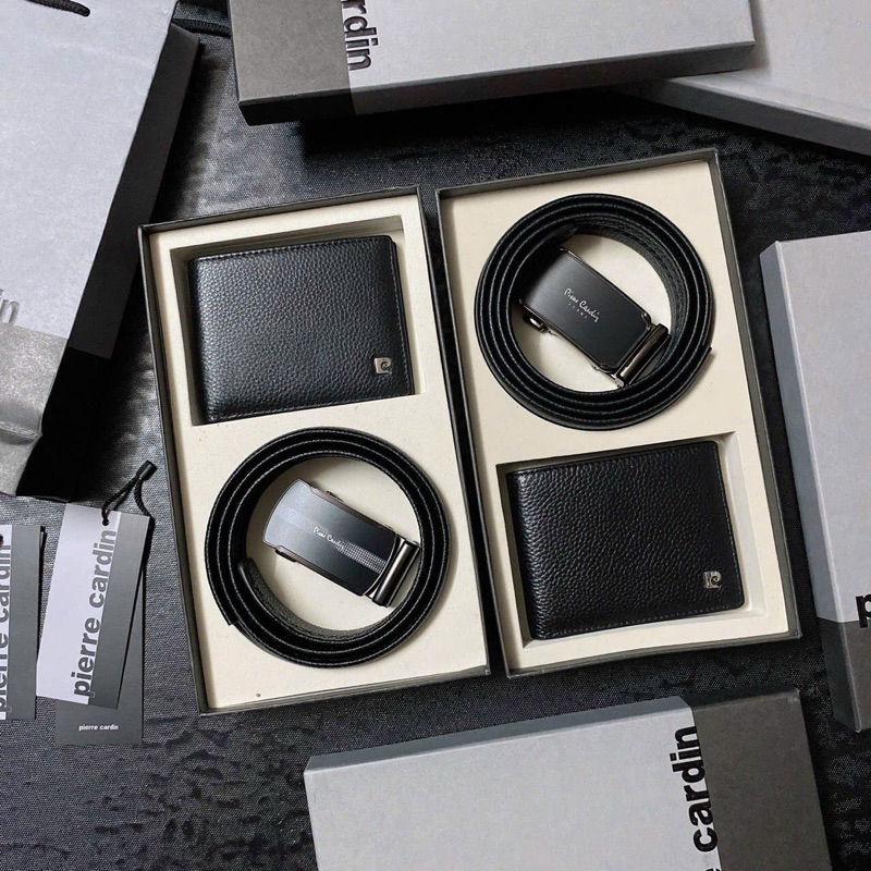 Set ví nịt pie cho nam