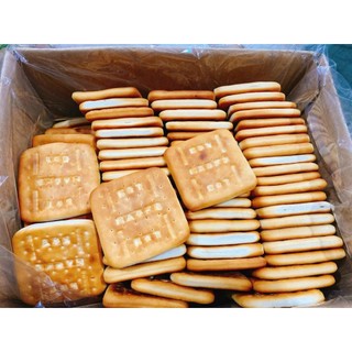 Túi 500g bánh quy lạc vuông không đường thơm ngon