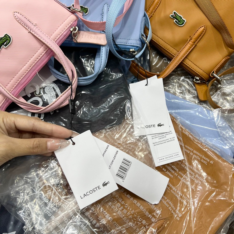 Túi lacoste tote size nhỏ