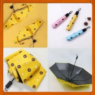 Ô dù hình gấu gấp gọn nhiều màu