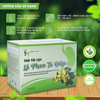 Trà túi lọc lá phan tả diệp 60g - dược liệu hồng lan