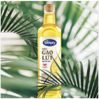 Dầu gạo lứt Simply 1L