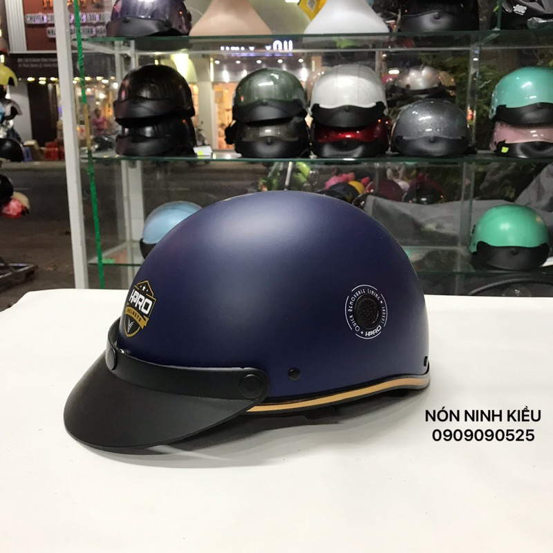 MŨ BẢO HIỂM NỬA ĐẦU TRƠN 1 MÀU
