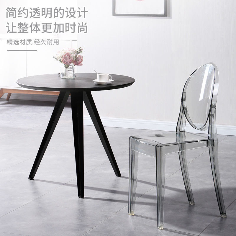 Ghế cafe victoria ghost nhựa trong suốt, ghế decor siêu xinh