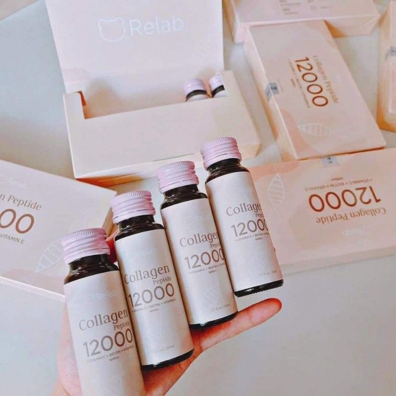 (Sẵn Hàng) Collagen Relab 12000mg Nhật Bản