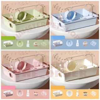 ZAIZAI Lồng nhựa 55cm full phụ kiện cho hamster