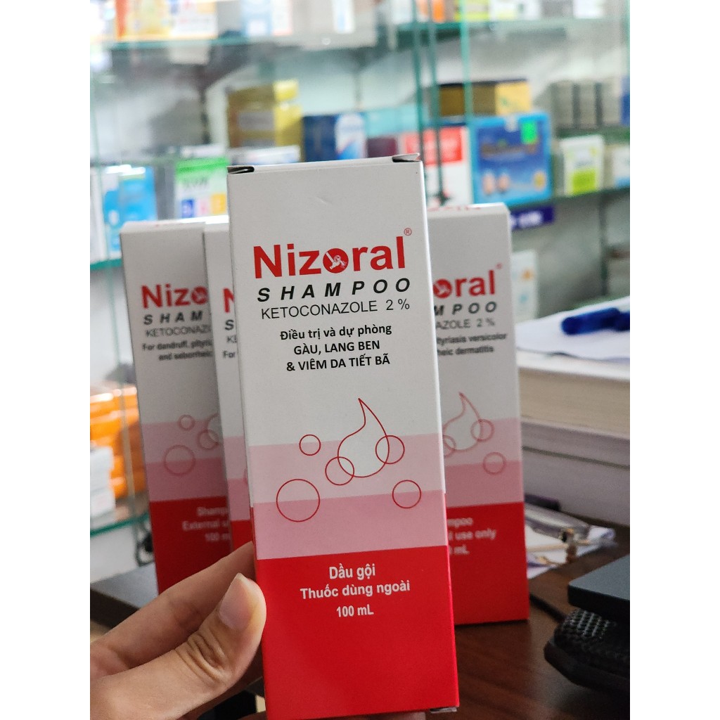 Dầu gội Nizoral chính hãng, ngăn ngừa gàu, nấm ngứa.