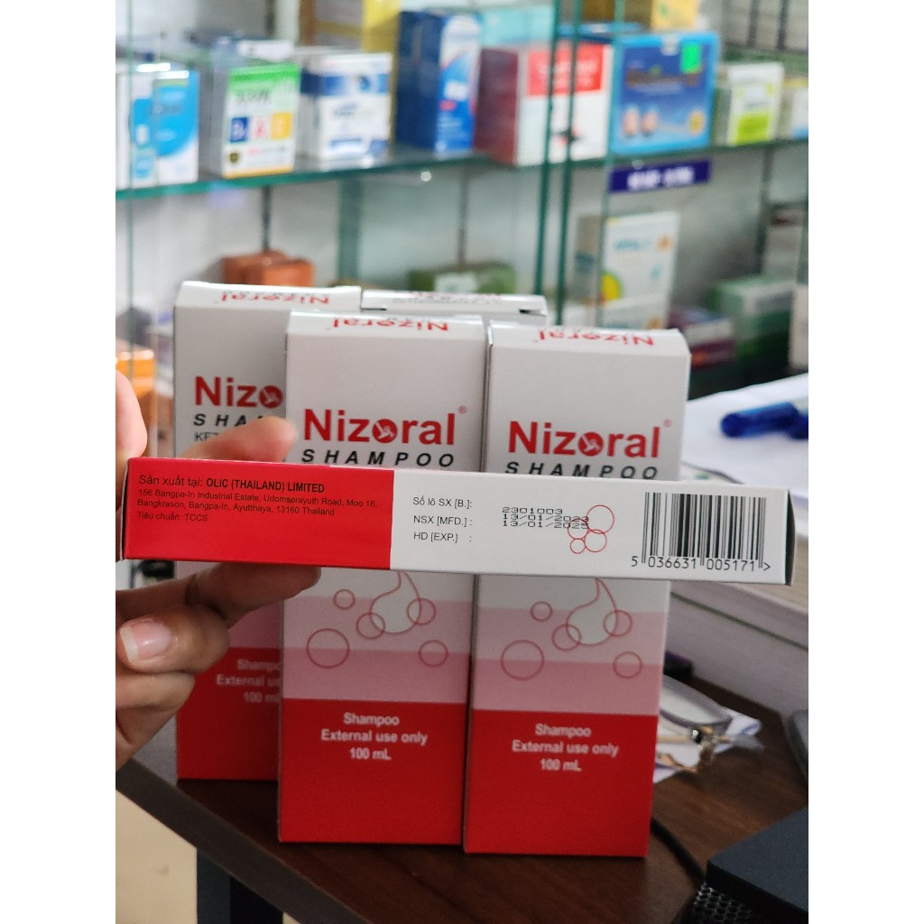 Dầu gội Nizoral chính hãng, ngăn ngừa gàu, nấm ngứa.