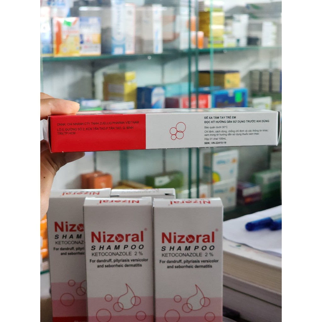 Dầu gội Nizoral chính hãng, ngăn ngừa gàu, nấm ngứa.