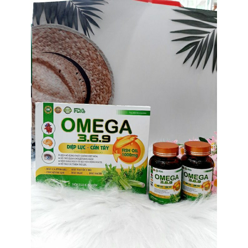 [ Chính Hãng] Omega369 diệp lục cần tây