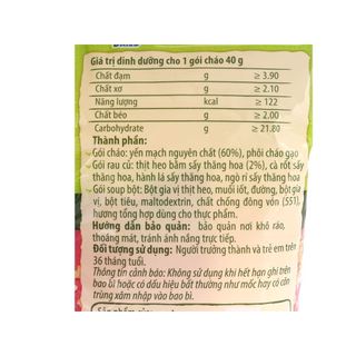 [Thùng 30 gói] Cháo yến mạch 40g