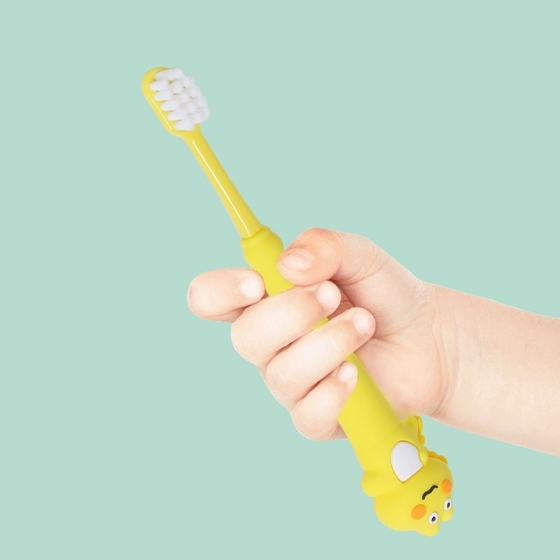 _ Bàn Chải Chú Khủng Long Đáng Yêu Cho Bé _ Sợi Tơ Siêu Mềm Mịn